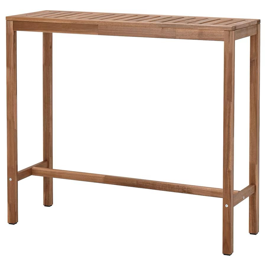 Oak Wooden high bar table